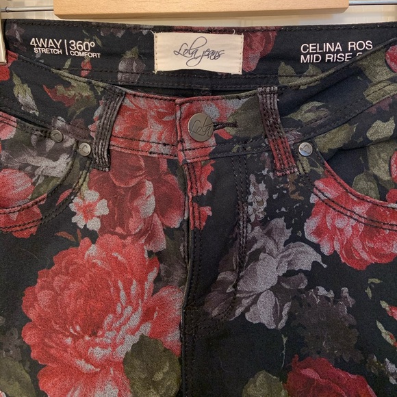 Flower print Lola jeans - Picture 3 of 4